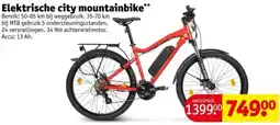 Kruidvat Elektrische city mountainbike aanbieding