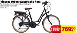 Kruidvat Vintage Urban elektrische fiets aanbieding