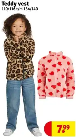 Kruidvat Teddy vest aanbieding
