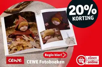 Kruidvat CEWE Fotoboeken aanbieding