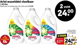 Kruidvat Ariel wasmiddel vloeibaar aanbieding