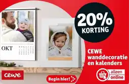 Kruidvat CEWE wanddecoratie en kalenders aanbieding