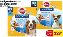 Kruidvat Pedigree Dentastix medium en mini aanbieding