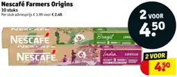 Kruidvat Nescafé Farmers Origins aanbieding