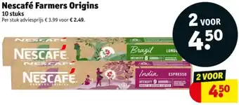 Kruidvat Nescafé Farmers Origins aanbieding