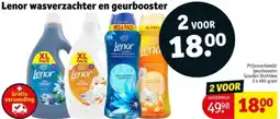 Kruidvat Lenor wasverzachter en geurbooster aanbieding
