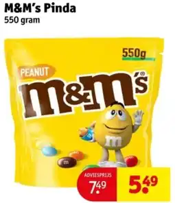Kruidvat M&M's Pinda aanbieding
