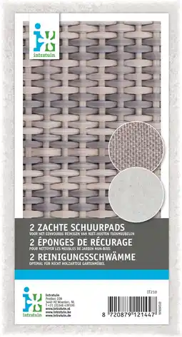 Intratuin Intratuin schuurpads niet-hout 2 stuks aanbieding