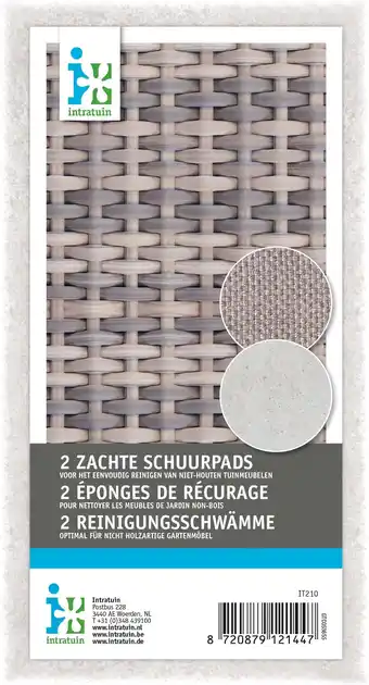 Intratuin Intratuin schuurpads niet-hout 2 stuks aanbieding