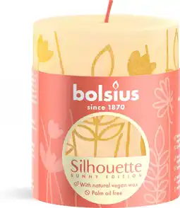 Intratuin Bolsius stompkaars Rustiek Shine licht geel 35 uur D 6,8 H 8 cm aanbieding