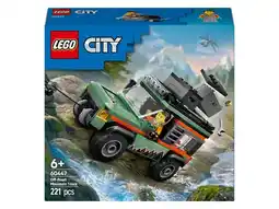 Lidl LEGO City 60447 4x4 terreinwagen voor in de bergen aanbieding
