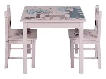 Lidl LIVARNO Kinder tafel met 2 stoelen aanbieding