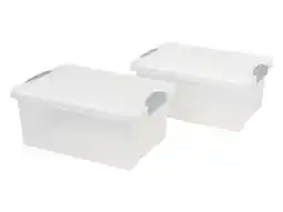Lidl LIVARNO home Set van 6 opbergboxen aanbieding