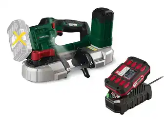 Lidl PARKSIDE Accu-bandzaag 20 V met 2 Ah accu en 2,4 A lader aanbieding