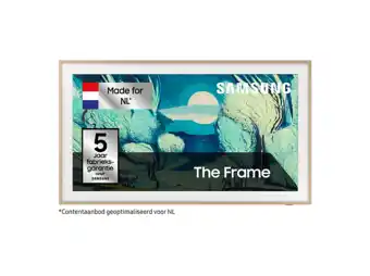 MediaMarkt Samsung 65 The Frame Ls03fa Incl. Teak Bezel (2025) aanbieding