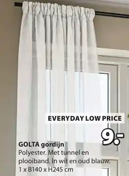 Jysk GOLTA gordijn aanbieding