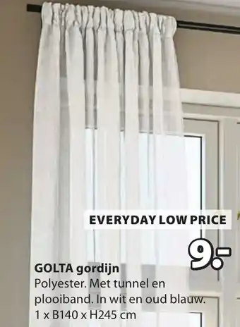 Jysk GOLTA gordijn aanbieding
