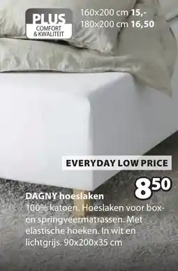 Jysk DAGNY hoeslaken aanbieding