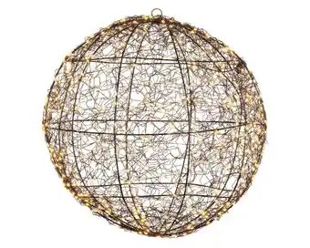 Welkoop Lumineo Frame Light Ball - Hanglamp Bol - 38cm - 600 lampjes aanbieding