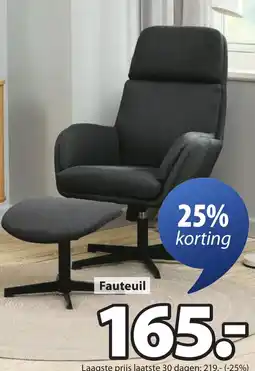 Jysk TANKEDAL fauteuil aanbieding