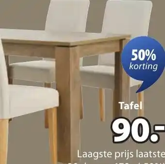 Jysk Tafel aanbieding