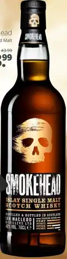 Mitra Smokehead Peated Malt aanbieding