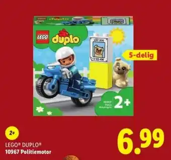 Lidl LEGO® DUPLO® 10967 Politiemotor aanbieding