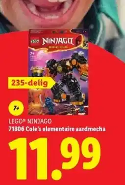 Lidl LEGO® NINJAGO 71806 Cole's elementaire aardmecha aanbieding