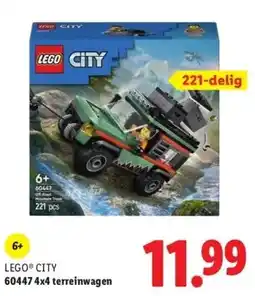 Lidl LEGO® CITY 60447 4x4 terreinwagen aanbieding