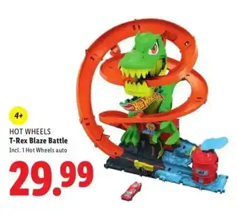 Lidl HOT WHEELS T-Rex Blaze Battle aanbieding