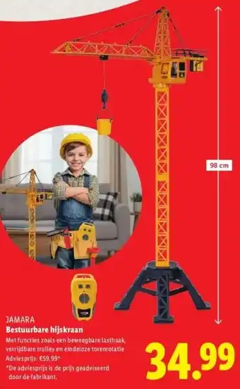 Lidl JAMARA Bestuurbare hijskraan aanbieding