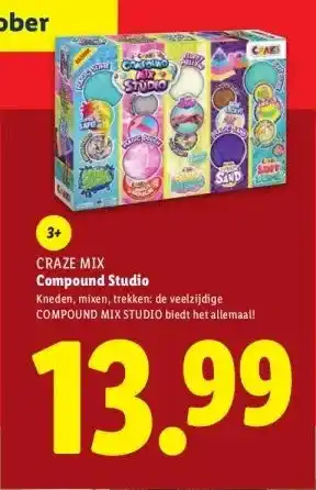 Lidl CRAZE MIX Compound Studio aanbieding