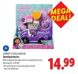 Lidl GABBY'S DOLLHOUSE Speelgoedauto aanbieding
