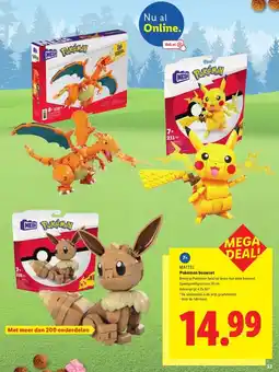 Lidl MATTEL Pokémon bouwset aanbieding
