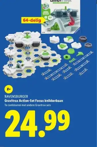Lidl RAVENSBURGER Gravitrax Action-Set Focus knikkerbaan aanbieding