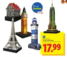 Lidl RAVENSBURGER 3D-puzzel night edition aanbieding