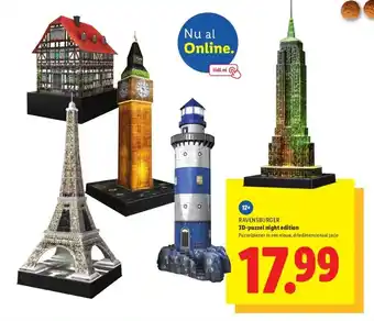 Lidl RAVENSBURGER 3D-puzzel night edition aanbieding