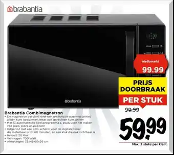 Vomar Voordeelmarkt Brabantia Combimagnetron aanbieding
