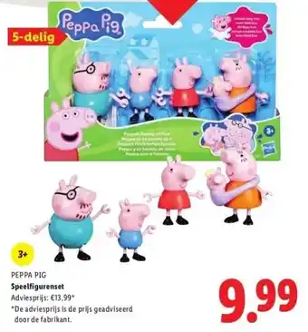 Lidl PEPPA PIG Speelfigurenset aanbieding