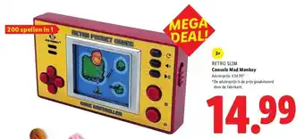 Lidl RETRO SLIM Console Mad Monkey aanbieding