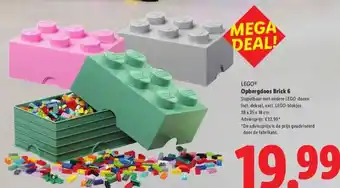 Lidl LEGO® Opbergdoos Brick 6 aanbieding