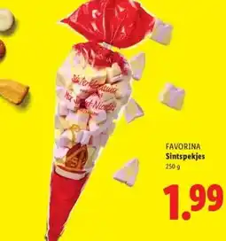 Lidl FAVORINA Sintspekjes aanbieding