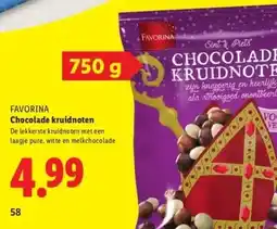 Lidl FAVORINA Chocolade kruidnoten aanbieding
