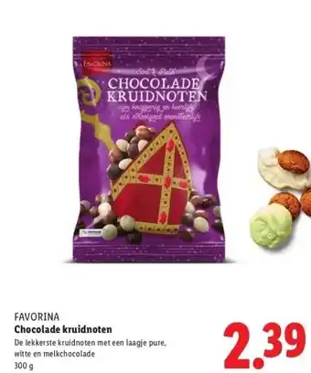 Lidl FAVORINA Chocolade kruidnoten aanbieding