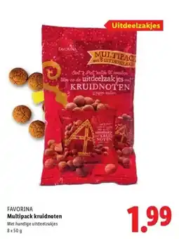Lidl FAVORINA Multipack kruidnoten aanbieding