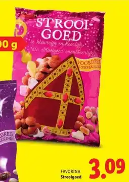 Lidl FAVORINA Strooigoed aanbieding