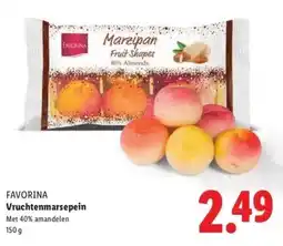 Lidl FAVORINA Vruchtenmarsepein aanbieding