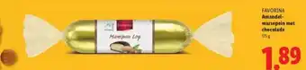 Lidl FAVORINA Amandel- marsepein met chocolade aanbieding