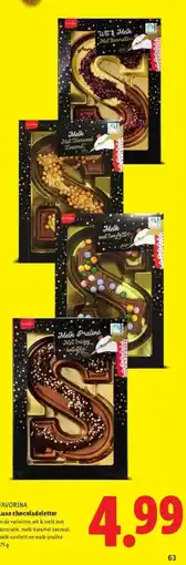 Lidl FAVORINA Luxe chocoladeletter aanbieding