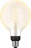Praxis Philips Hue ledfilamentlamp G125 E27 7W aanbieding